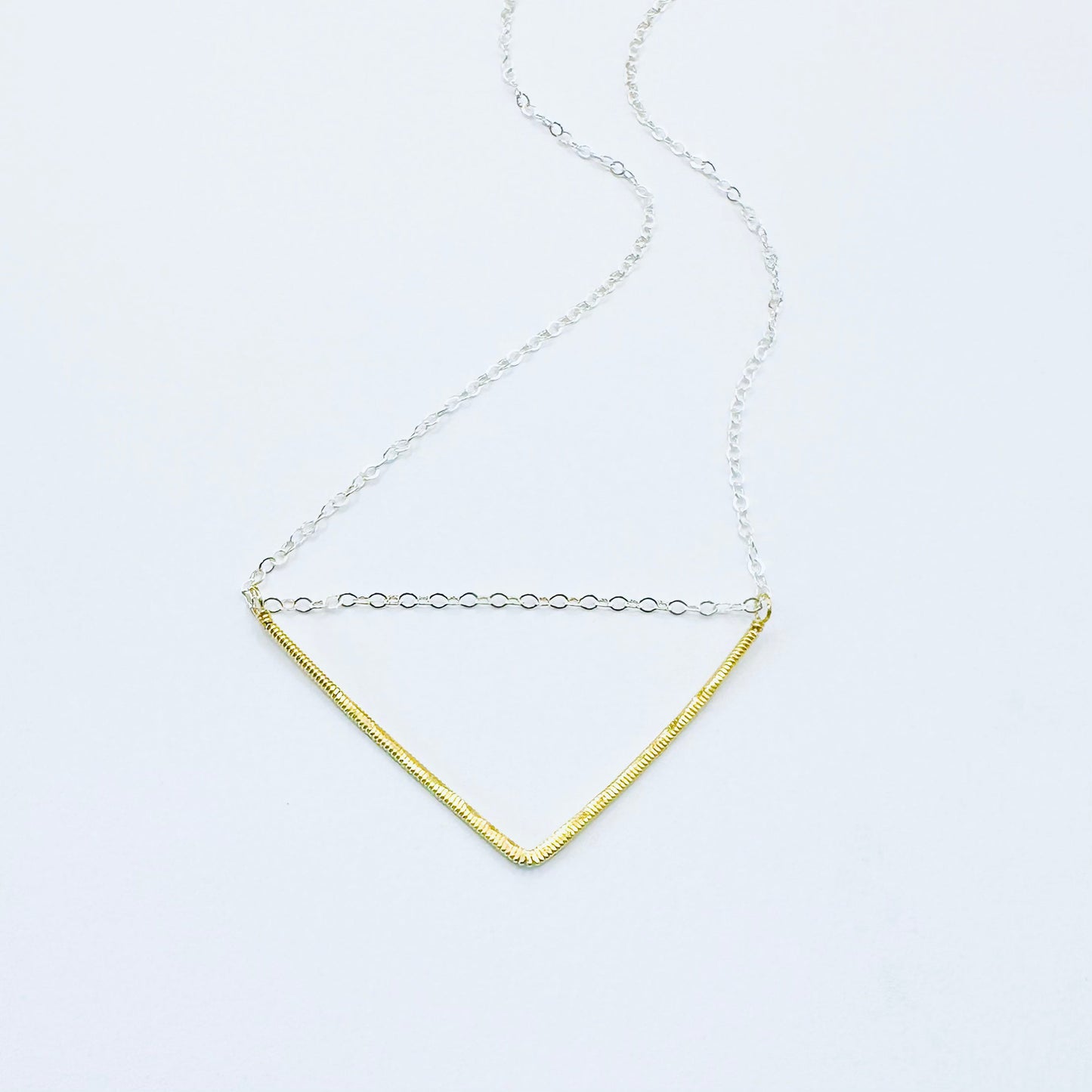 Guitar String V-Shape Necklace