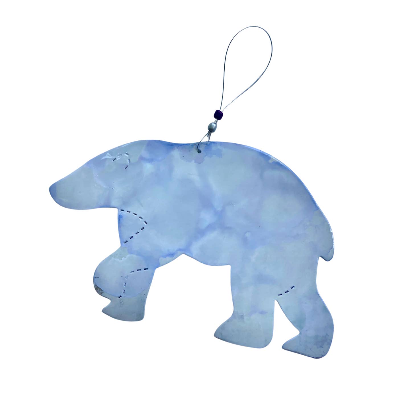 Aluminum Can Ornament - Polar Bear