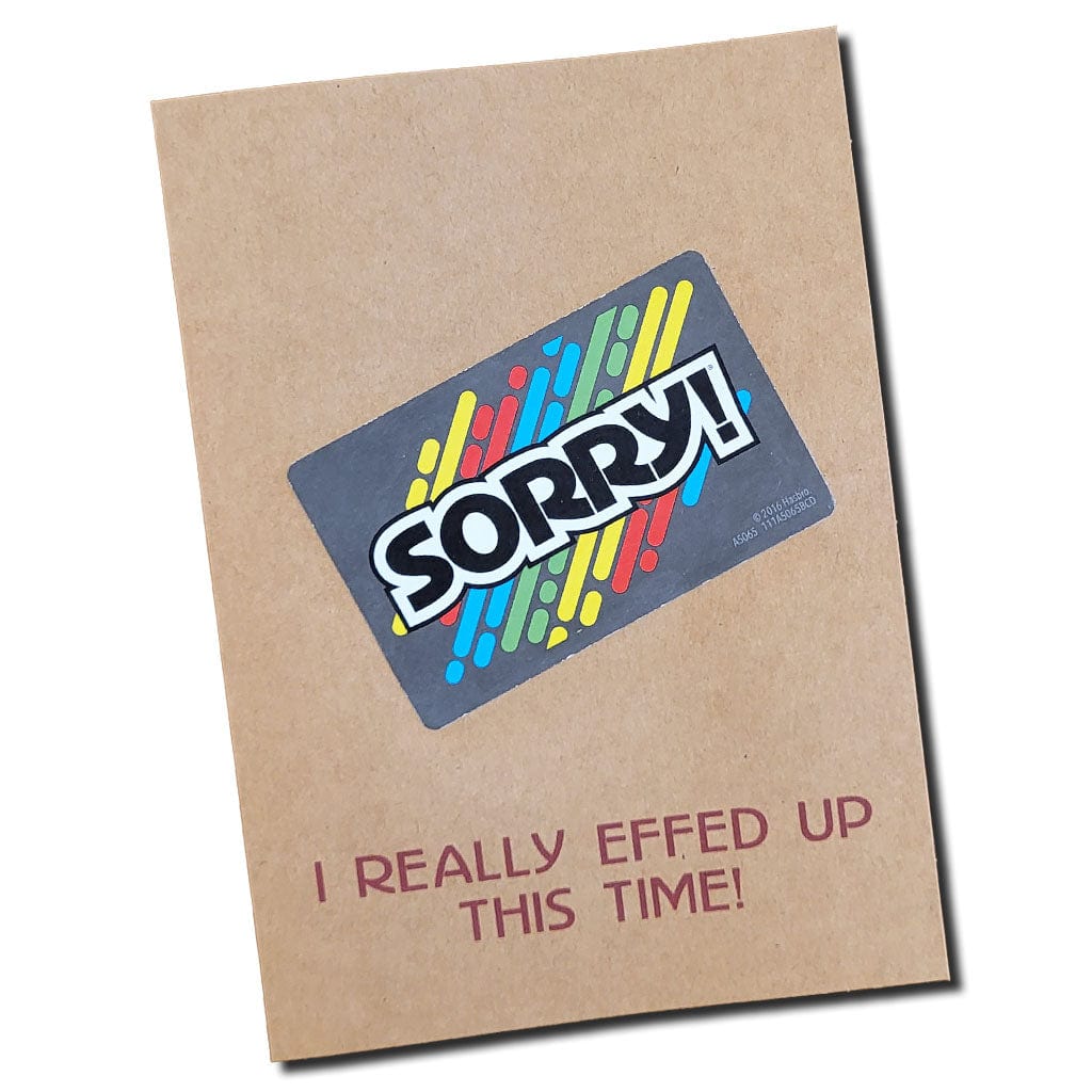 Game Card Greeting Cards - Sorry