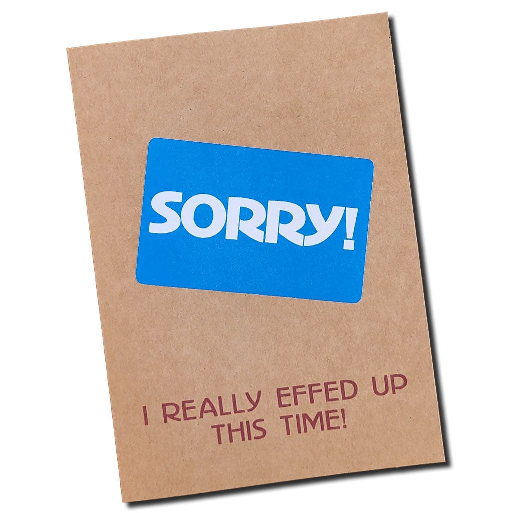 Game Card Greeting Cards - Sorry