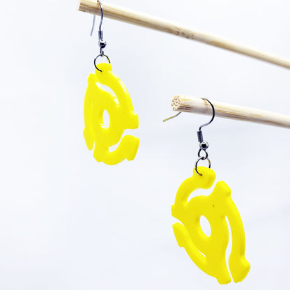 Yellow Mystery Object Earrings