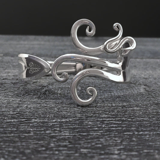 Fork Bracelet - Sculptural Silver