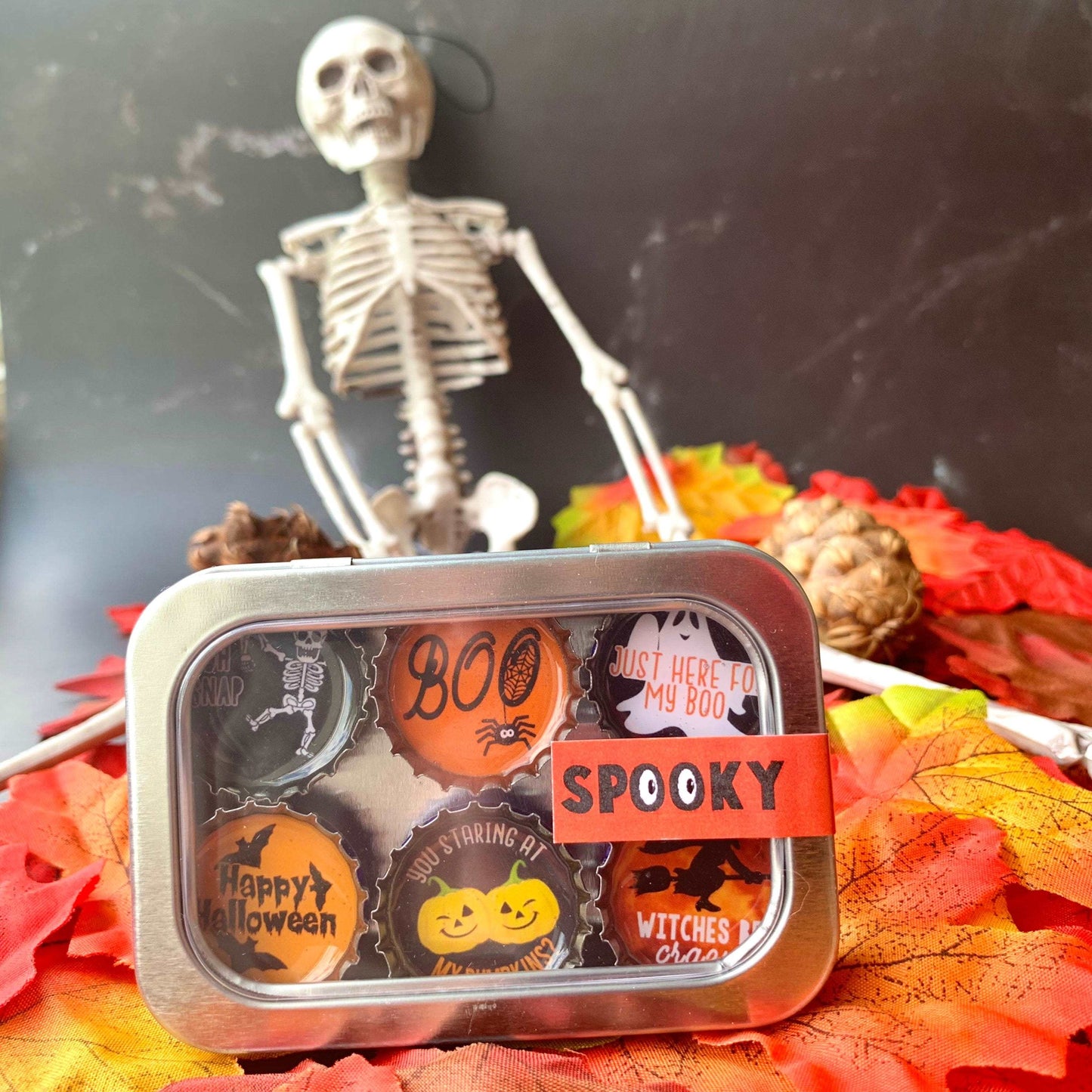 Bottle Cap Magnets - Halloween