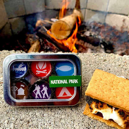 Bottle Cap Magnets - National Park