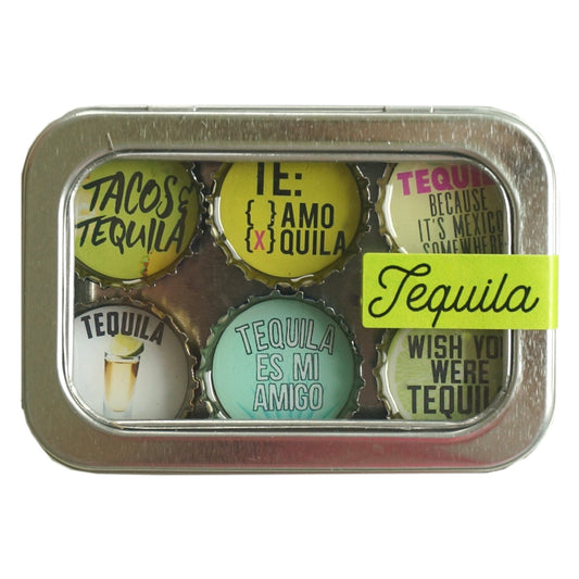 Bottle Cap Magnets - Tequila